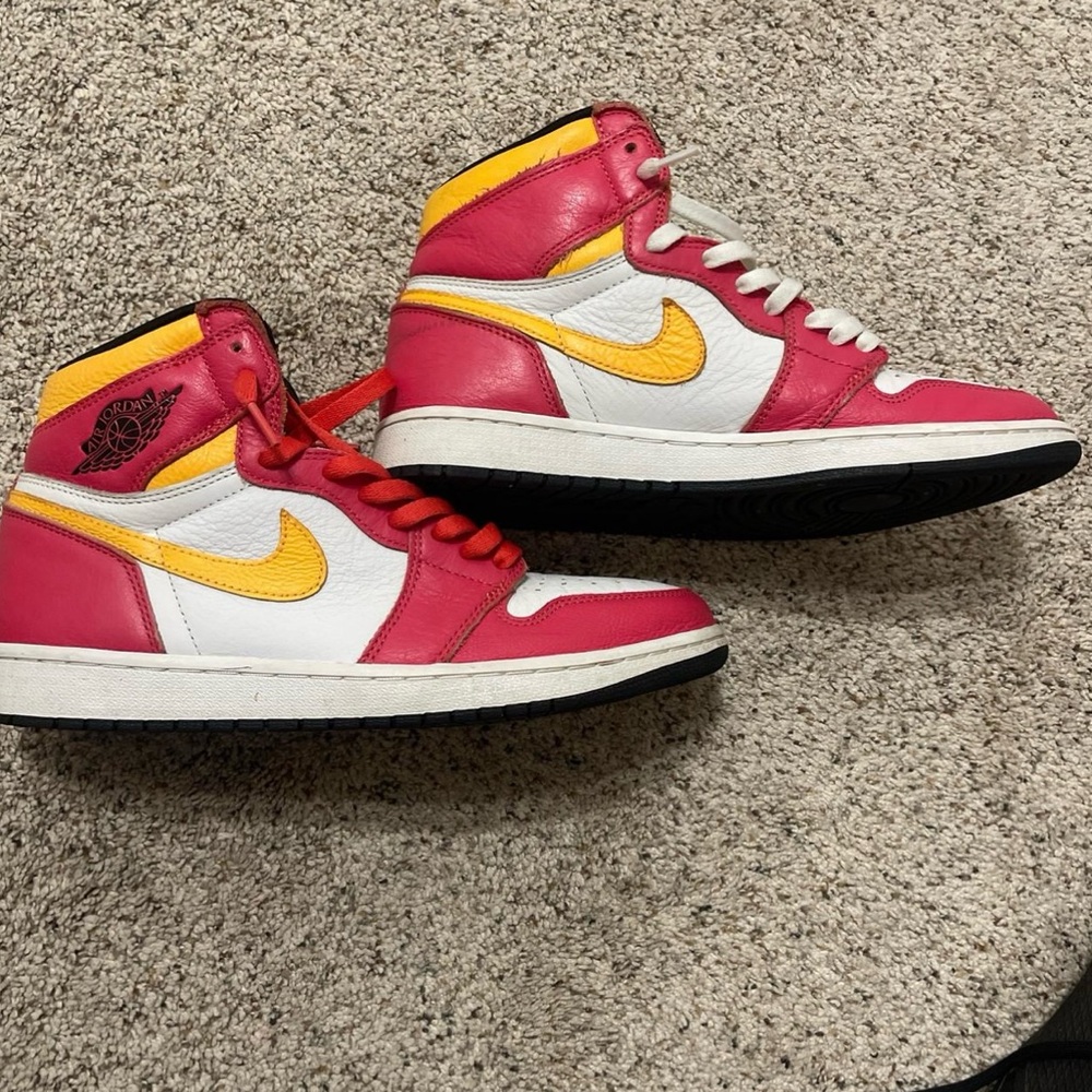 US Size 10 Men Multicolored Nike Air Hightop Sneakers
